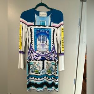 Mary Katrantzou Venezuela Pattern Dress